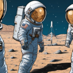 NASA Names Four Astronauts for Artemis III Moon Mission — AI-generated editorial illustration