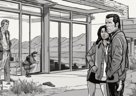 What It's Really Like Working with Taylor Sheridan: Stars Weigh In — AI-generated editorial illustration