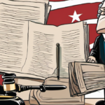 State Dept. Calls Judge’s Visa Freeze Overturn ‘Orwellian’ — AI-generated editorial illustration