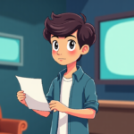 Reid Ewing’s Early Days as Dylan on ‘Modern Family’ — AI-generated editorial illustration