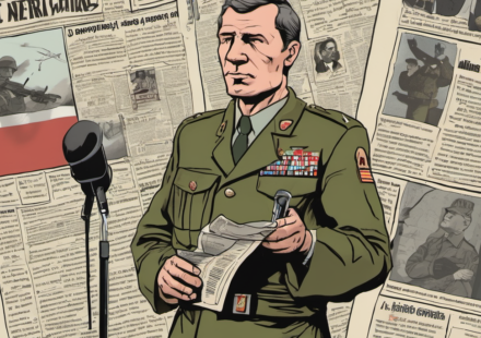 Stars and Stripes Reporter Emphasizes Editorial Independence After Dismissal — AI-generated editorial illustration