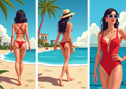 Celebrity Summer 2026: Where Stars Are Sunning It — AI-generated editorial illustration