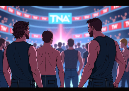 TNA Lockdown Draws Surprise Names From Independent Circuit — AI-generated editorial illustration