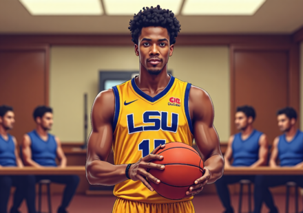 RJ Luis Jr. Cleared to Join LSU After Court Ruling — AI-generated editorial illustration