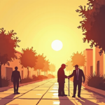 Arizona Grandpa Faces Above‑Knee Amputation After Scorching Sidewalk Collapse — AI-generated editorial illustration