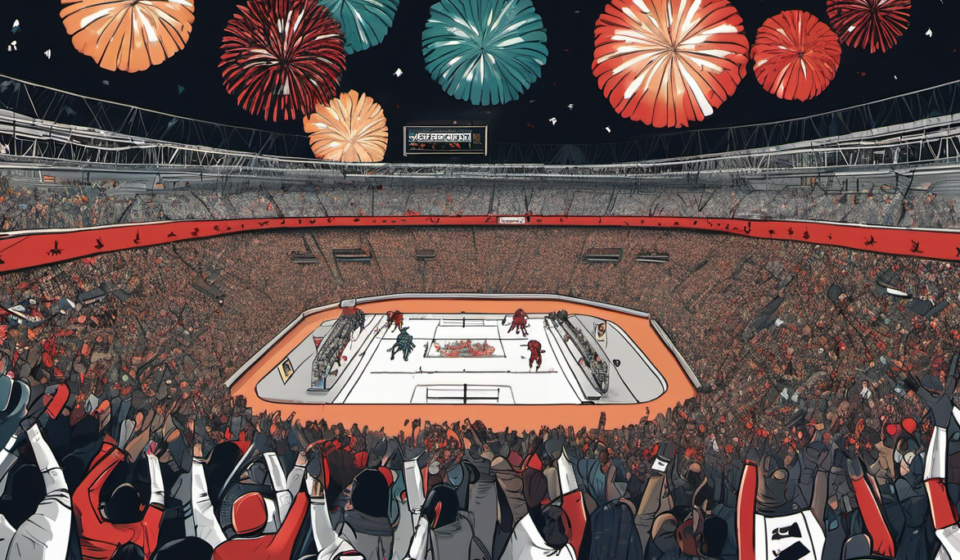 AEW Announces Paris Debut: Grand Slam: France Set for Oct. 6 — AI-generated editorial illustration