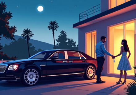 The Game Surprises Daughter Cali With a Maybach on Her Sweet 16 — AI-generated editorial illustration