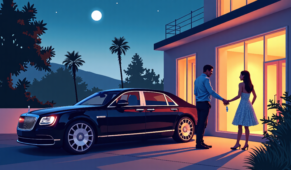 The Game Surprises Daughter Cali With a Maybach on Her Sweet 16 — AI-generated editorial illustration