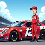 Austin Hill to Keep RCR Ride in 2026‑27 NASCAR Season — AI-generated editorial illustration