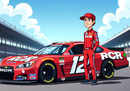 Austin Hill to Keep RCR Ride in 2026‑27 NASCAR Season — AI-generated editorial illustration