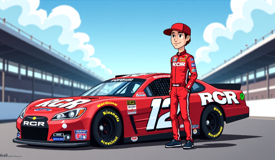Austin Hill to Keep RCR Ride in 2026‑27 NASCAR Season — AI-generated editorial illustration