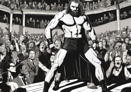 Aleister Black Set to Appear at PROGRESS’s September Ends in London — AI-generated editorial illustration