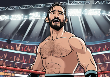 Johnny Gargano Confirms WWE Contract Amid Departure Rumors — AI-generated editorial illustration