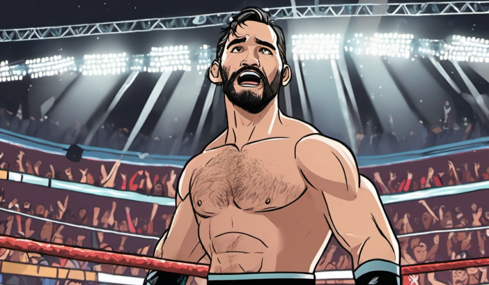 Johnny Gargano Confirms WWE Contract Amid Departure Rumors — AI-generated editorial illustration
