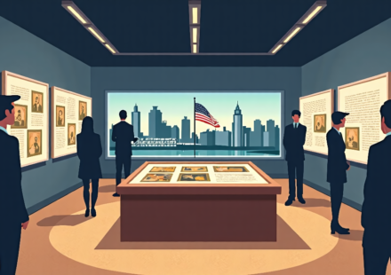 Dearborn Museum Challenges America’s Post‑9/11 Narrative — AI-generated editorial illustration