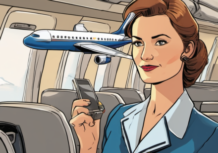 Spirit Airlines Plans to Sell Passenger Data to Google, Raising Fears — AI-generated editorial illustration