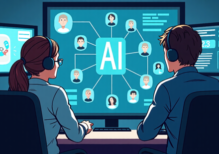 AI Helps New Orleans 911 Triage Auto Crash Calls — AI-generated editorial illustration
