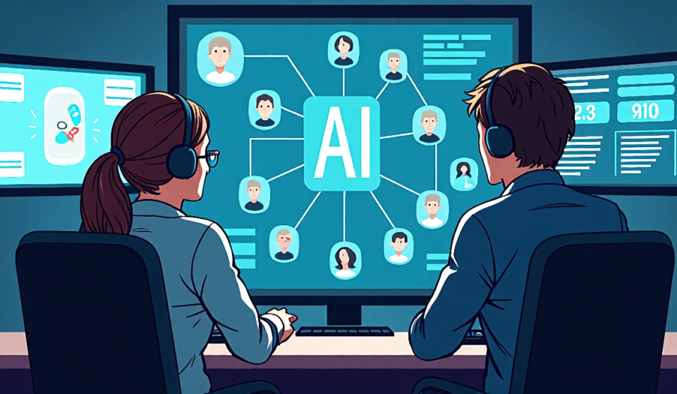 AI Helps New Orleans 911 Triage Auto Crash Calls — AI-generated editorial illustration