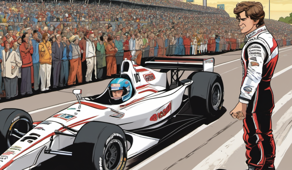Kyle Kirkwood Holds Out Hope After Washington Victory — AI-generated editorial illustration