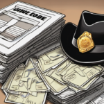 California Sheriff Holds 650,000 Ballots as Supreme Court Decides Return — AI-generated editorial illustration