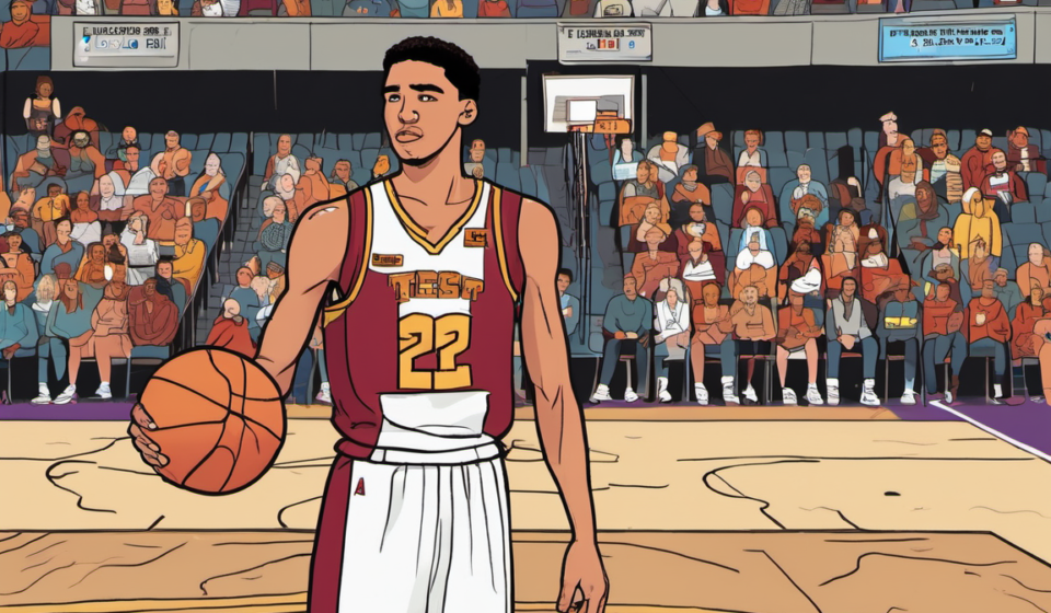 Tyrese Haliburton Speaks Out: NBA Schedule's Achilles' Problem — AI-generated editorial illustration