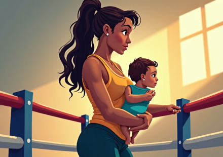 Bianca Belair Updates Fans on Hand Issues After Baby — AI-generated editorial illustration