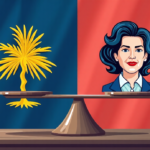 South Carolina’s GOP Faces Choice: Darline Graham vs. Ralph Norman — AI-generated editorial illustration