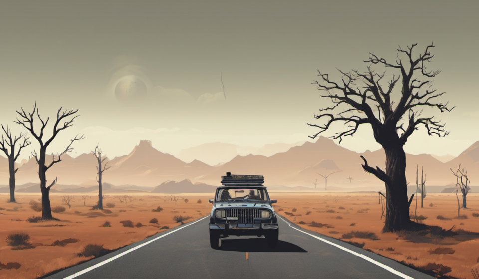‘It Ends’ Drops Final Trailer: Gen‑Z Horror on an Endless Highway — AI-generated editorial illustration