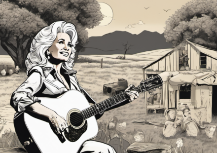 Dolly Parton, Country Music Icon, Passes at 80 — AI-generated editorial illustration