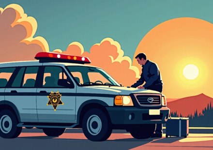 Georgia Sheriff Seizes 1,800‑Pound Black‑Market Marijuana Shipment from California — AI-generated editorial illustration