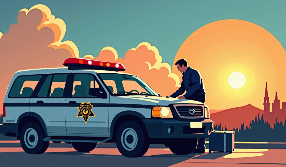 Georgia Sheriff Seizes 1,800‑Pound Black‑Market Marijuana Shipment from California — AI-generated editorial illustration
