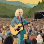 Dolly Parton: From Smoky Mountains to Global Icon — AI-generated editorial illustration