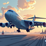 U.S. C‑17A Lands at Moscow’s Vnukovo, Kremlin Claims No Knowledge — AI-generated editorial illustration