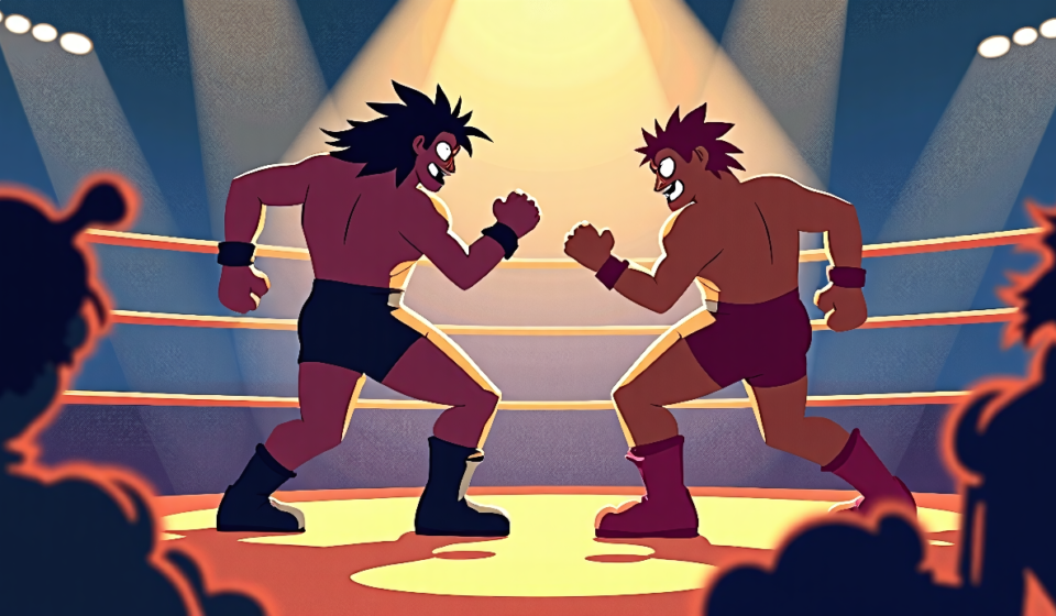 NXT Highlights: Rey Fenix vs. EK Prosper, Zaria vs. Kali Armstrong — AI-generated editorial illustration