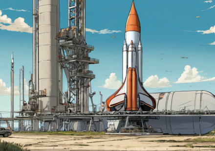 SpaceX Unveils $100 Billion Louisiana Spaceport Project — AI-generated editorial illustration