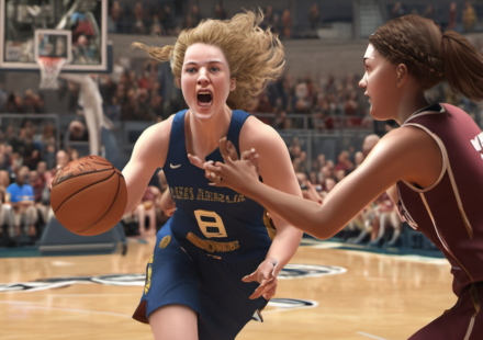 Clark's clutch performance seals Fever's win over Dream in thrilling overtime — AI-generated editorial illustration