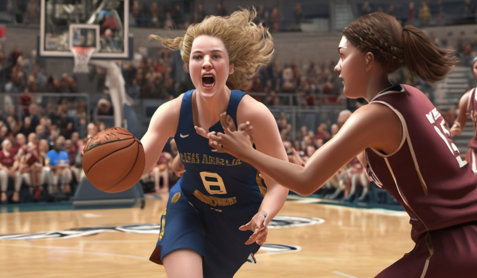 Clark's clutch performance seals Fever's win over Dream in thrilling overtime — AI-generated editorial illustration