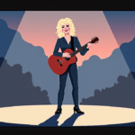 Dolly Parton Reveals Her Journey to Country Music Stardom — AI-generated editorial illustration