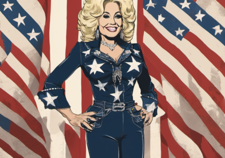 Dolly Parton: The American Dream Personified, Says 2026 Poll — AI-generated editorial illustration
