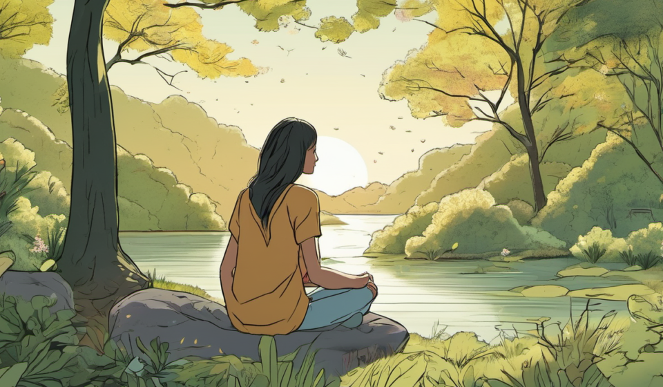 Healing from Childhood Trauma: A Navy Veteran's Psychedelic Journey — AI-generated editorial illustration