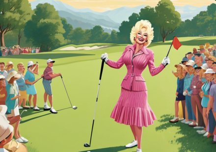 Dolly Parton’s Legendary Sports Highlights: A Tribute — AI-generated editorial illustration