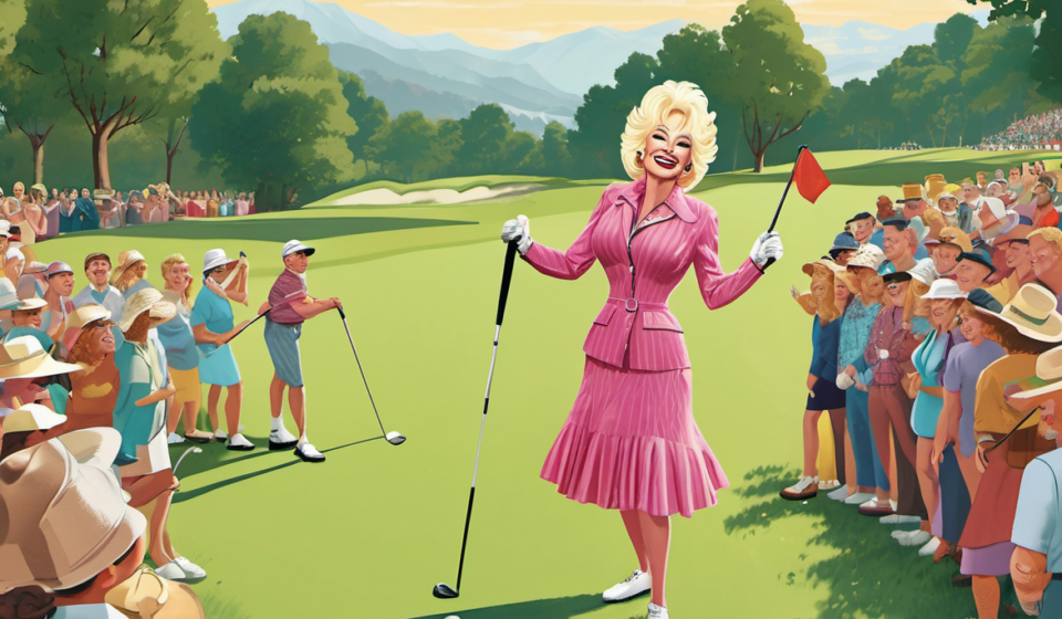 Dolly Parton’s Legendary Sports Highlights: A Tribute — AI-generated editorial illustration