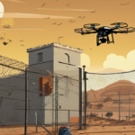 Drone Smuggling Attempt at Virginia Prison Nets $324K in Contraband — AI-generated editorial illustration