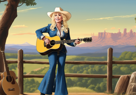 Dolly Parton’s Journey: From Tennessee Roots to Global Stardom — AI-generated editorial illustration