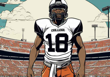 NFL Players Returning to College: Inside the League’s Quiet Debate — AI-generated editorial illustration