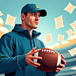 Sean McVay Weighs NFL‑to‑College Transfers, Says He Feels Like a Gummy — AI-generated editorial illustration