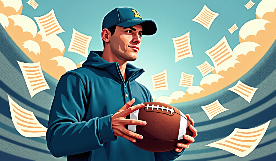Sean McVay Weighs NFL‑to‑College Transfers, Says He Feels Like a Gummy — AI-generated editorial illustration