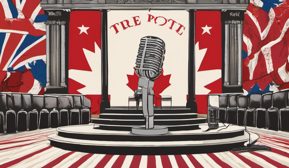 Dolly Parton’s Legacy Lives On as Canada Imposes Retaliatory Tariffs on U.S. Goods — AI-generated editorial illustration