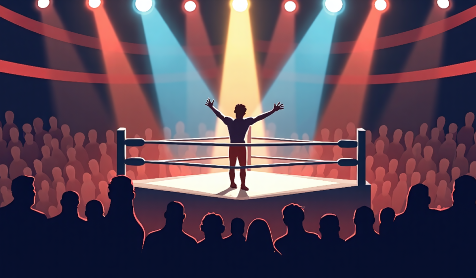 Blake Monroe’s Debut Could Hit WWE Sunday Night’s Main Event — AI-generated editorial illustration