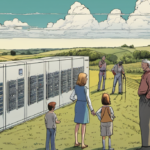 SpaceXAI Data Center Sparks Controversy in Mississippi Family’s Land — AI-generated editorial illustration